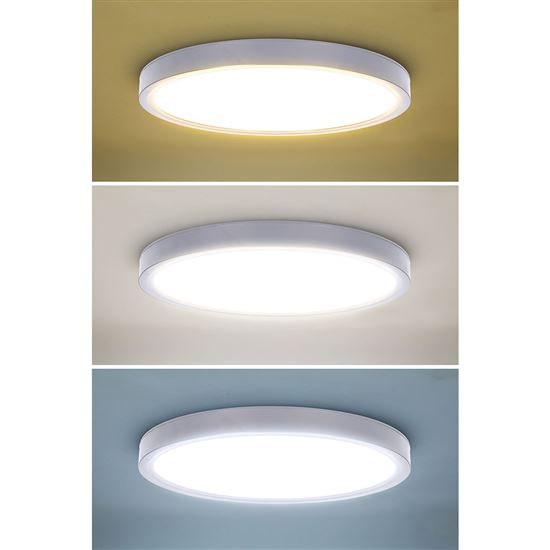 Solight LED osvětlení s dálkovým ovladačem Estela White, 60W, 4500lm, 50cm, změna chromatičnosti, stmívatelné