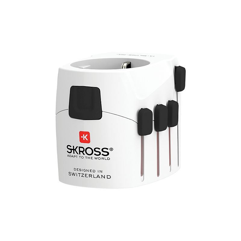 SKROSS cestovný adaptér PRO, univerzálny, uzemnený