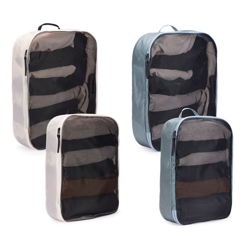 Thule Packing cube súprava 2 veľké a 2 stredné organizéry TPCS205 - biela/Pond Gray