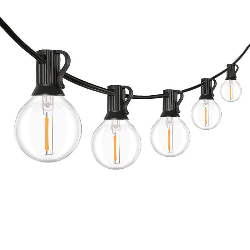 Solight LED vonkajšia reťaz s žiarovkami, 10 žiaroviek, 5m +3m, 500lm, teplá biela
