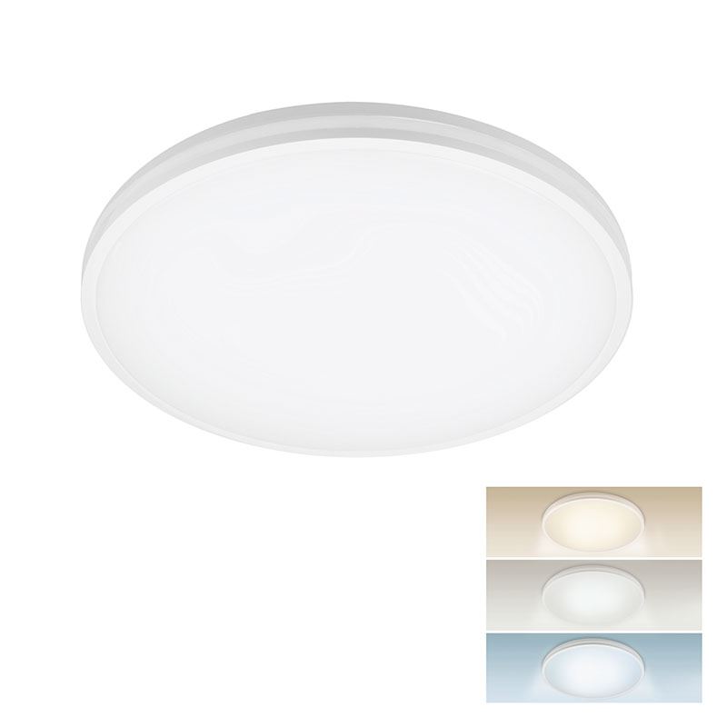 Solight LED osvetlenie Corato s nastaviteľnou wattážou a CCT, IP54, 12-18-24W, max. 2400lm, 3CCT, 30cm
